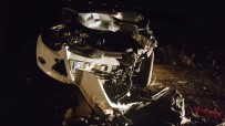 Otomobil, Park Halindeki Araca Çarptı Açıklaması 1 Ölü, 7 Yaralı