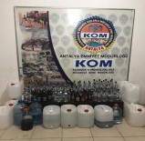 GIDA BOYASI - Antalya'da Kaçak Ve Sahte İçki Operasyonu Açıklaması 2 Gözaltı