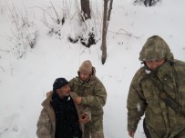 MEHMET KARATAŞ - Karda Mahsur Kalan Kişi Kurtarıldı