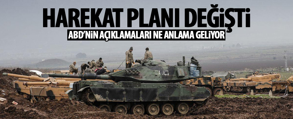 Türkiye'nin harekat planı değişti