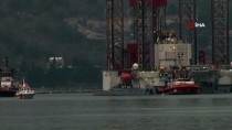 PETROL PLATFORMU - İstanbul Boğazı Dev  Petrol Platformu Geçişi Nedeniyle Trafiğe Kapatıldı