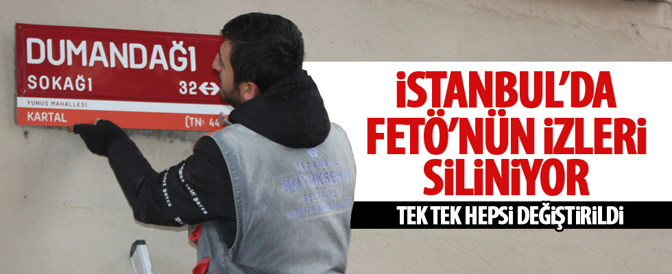 İstanbul'da sokak isimleri değiştirildi