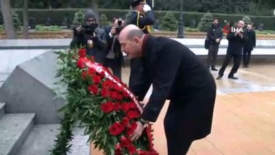İçişleri Bakanı Soylu, Azerbaycan Ve Türk Şehitliği'ni Ziyaret Etti