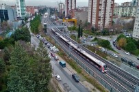 BANLİYÖ HATTI - Marmaray İlk Kez Banliyö Hattına Çıktı