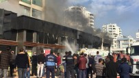 KORDON - Mersin'de Apartmanın Altındaki Dükkanda Çıkan Yangın Korkuttu