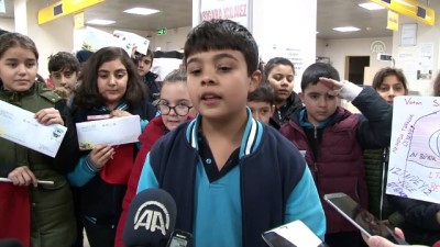 Öğrencilerden Sınır Hattındaki Mehmetçiğe Yeni Yıl Mektubu