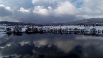 AVCILIK - (Özel) Gököz Göleti Kışın Da Büyülüyor