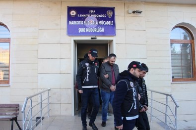 Uşak'ta Geniş Çaplı Uyuşturucu Operasyonu Açıklaması 5 Tutuklama