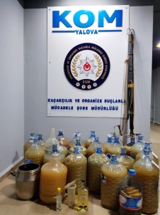 Yalova'da Yılbaşı Öncesi Kaçak İçki Operasyonu