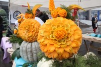 KABAK TATLıSı - Düzce'de Vatandaşa 3 Ton Bal Kabağı Dağıtıldı