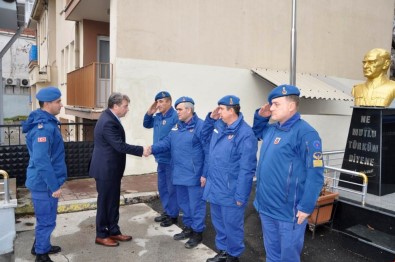 Malkara Kaymakamı Erkan Karahan'dan Jandarmalara Ziyaret