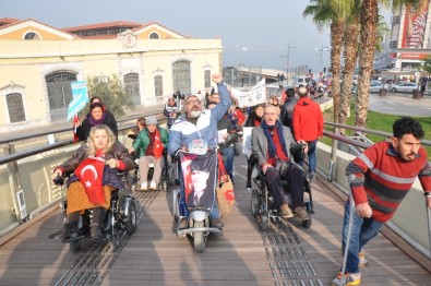 İzmir'de Engelli Yürüyüşü