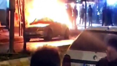 Adana'da LPG'li Otomobilde Patlama Açıklaması 1 Yaralı