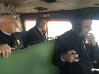 TRAFİK DENETİMİ - Vali Deniz Helikopterli Trafik Denetimine Katıldı