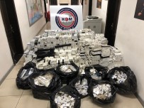 Mersin'de 21 Bin 700 Paket Kaçak Sigara Ele Geçirildi