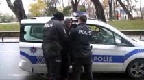 TAKSİM POLİS MERKEZİ - Taksim'de Polisi Alarma Geçiren Şüpheli Kadın Gözaltına Alındı