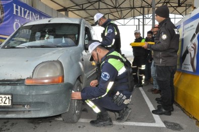 Şırnak'ta Kış Lastiği Uygulaması