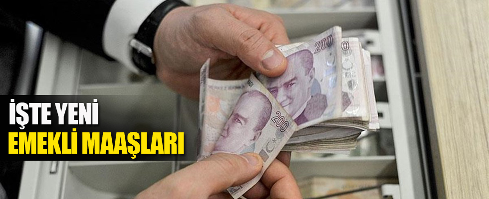 Emeklinin maaş hesabı tamam