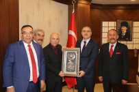 AHMET ÖZKAN - Türk Ulaşım-Sen Heyetinden Vali Akbıyık'a Ziyaret