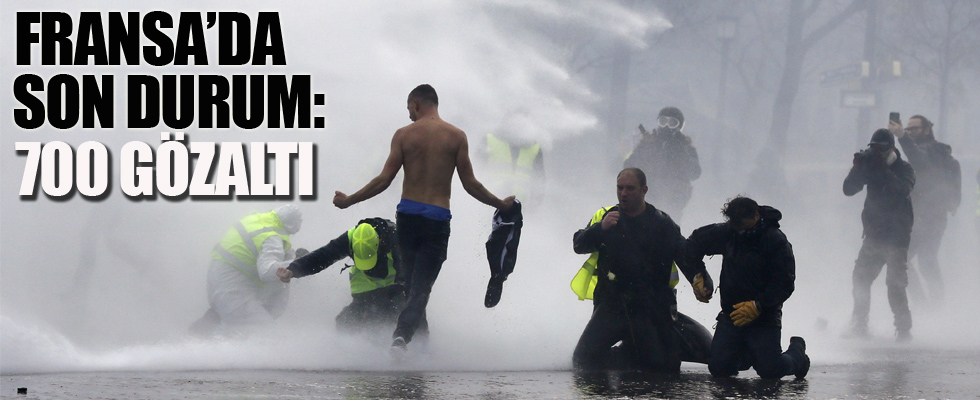 Gözaltı sayısı 700'ü geçti