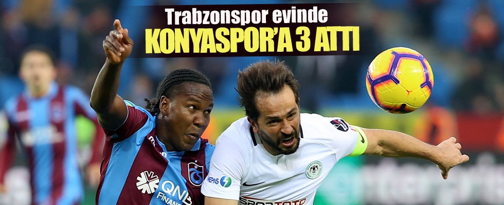 Trabzonspor evinde Konyaspor'a 3 attı