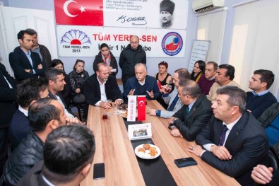 Tüm-Yerel-Sen'den Başkan Karabağ'a Destek