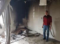 Erzin'de Ev Yangını Haberi