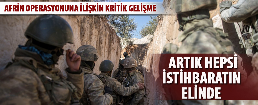 Afrin operasyonunda kritik gelişme