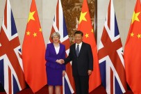 THERESA MAY - Theresa May, Çin Devlet Başkanı Jinping ile görüştü