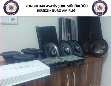 Zonguldak'ta Oto Hırsızlığından 2 Gözaltı