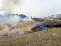 Erfelek'te Anız Yangını