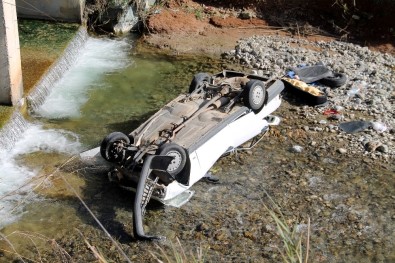 Fethiye'de Otomobil Dereye Uçtu Açıklaması 1 Ölü, 2 Yaralı