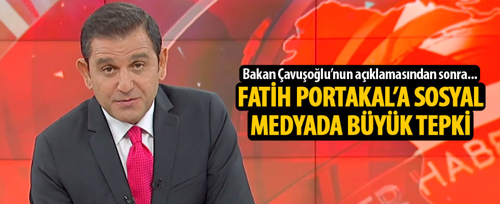 Fatih Portakal'a sosyal medyada büyük tepki