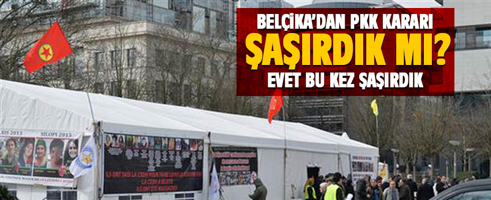 Belçika'dan PKK kararı!