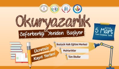 Bozüyük'te Okuryazarlık Seferberliği Yeniden Başlıyor