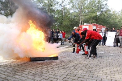 Öğrencilere Yangın Eğitimi