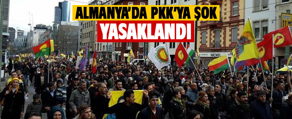 Almanya'da PKK'ya şok! Yasaklandı
