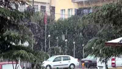 Manisa'da Kar Yağışı