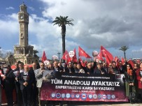 SİVİL KATLİAMI - Memur- Sen İzmir'den Zeytin Dalı Harekatı' Tam Destek