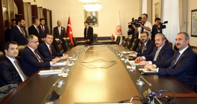 Milli Mutabakat Komisyonu Üyeleri Erdoğan'ı Bilgilendirdi