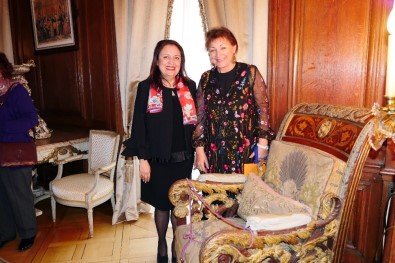 Paris'teki 70 Ülkenin Büyükelçilerinin Eşleri, Türkiye Büyükelçiliği Rezidansında