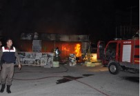 Yangında İşyeri Kullanılamaz Hale Gledi