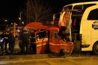 Amasya'da Yolcu Otobüsüyle Minibüs Çarpıştı Açıklaması 1 Ölü, 4 Yaralı
