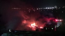 Kocaeli'de Palet Fabrikasının Depolama Alanında Yangın
