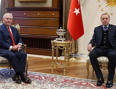 Erdoğan-Tillerson görüşmesi sona erdi!