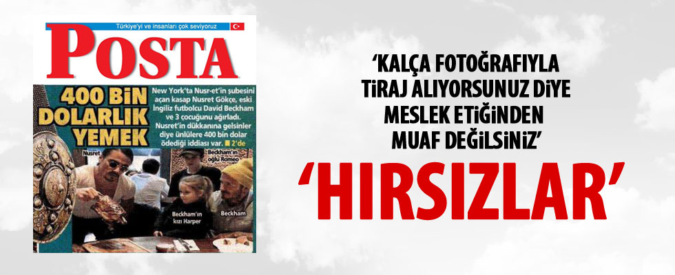 Oray Eğin'den Posta gazetesine tepki: Hırsızlar