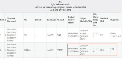 Soy Ağacında Yaşadıkları Şaşkınlığı Sosyal Medyada Paylaştılar