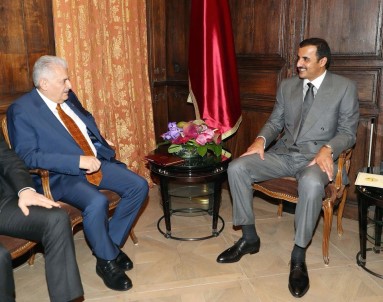 Başbakan Yıldırım, Katar Emiri Al Sani ile görüştü