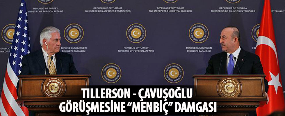Çavuşoğlu ile Tillerson görüşmesine 