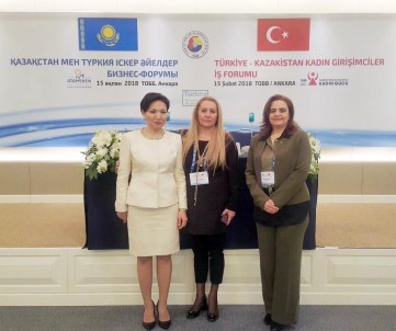 Edirne KGK Türkiye-Kazakistan Kadın Girişimciler İş Forumu'na Katıldı